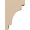 Ekena Millwork 3"W x 6"D x 9"H Classic Mediterranean Rough Cedar Woodgrain TimberThane Corbel, Primed Tan CORUR03X06X09MEDRCPR - alternate 6